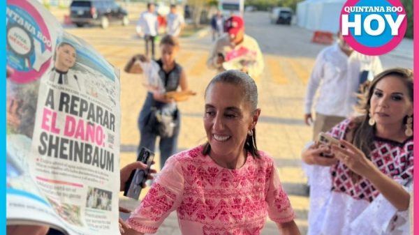 Sheinbaum destaca inversión social en Quintana Roo