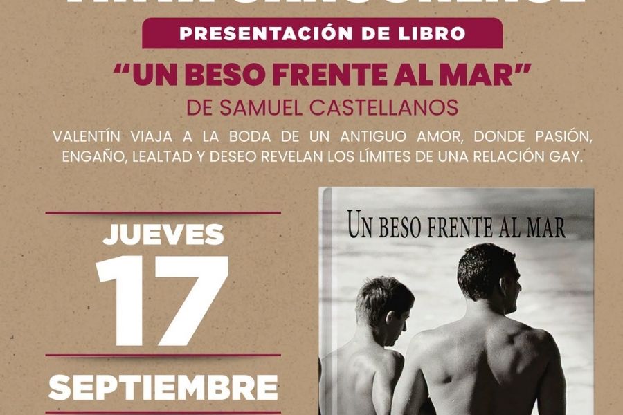 Samuel Castellanos presenta “Un beso frente al mar”
