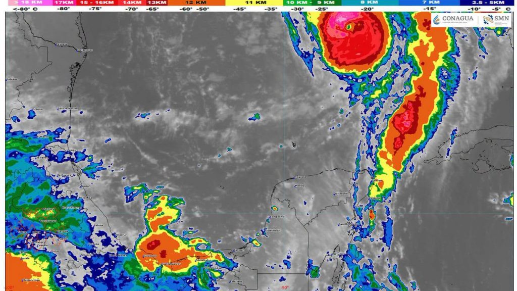 Lluvias fuertes por Isaias afectan Quintana Roo