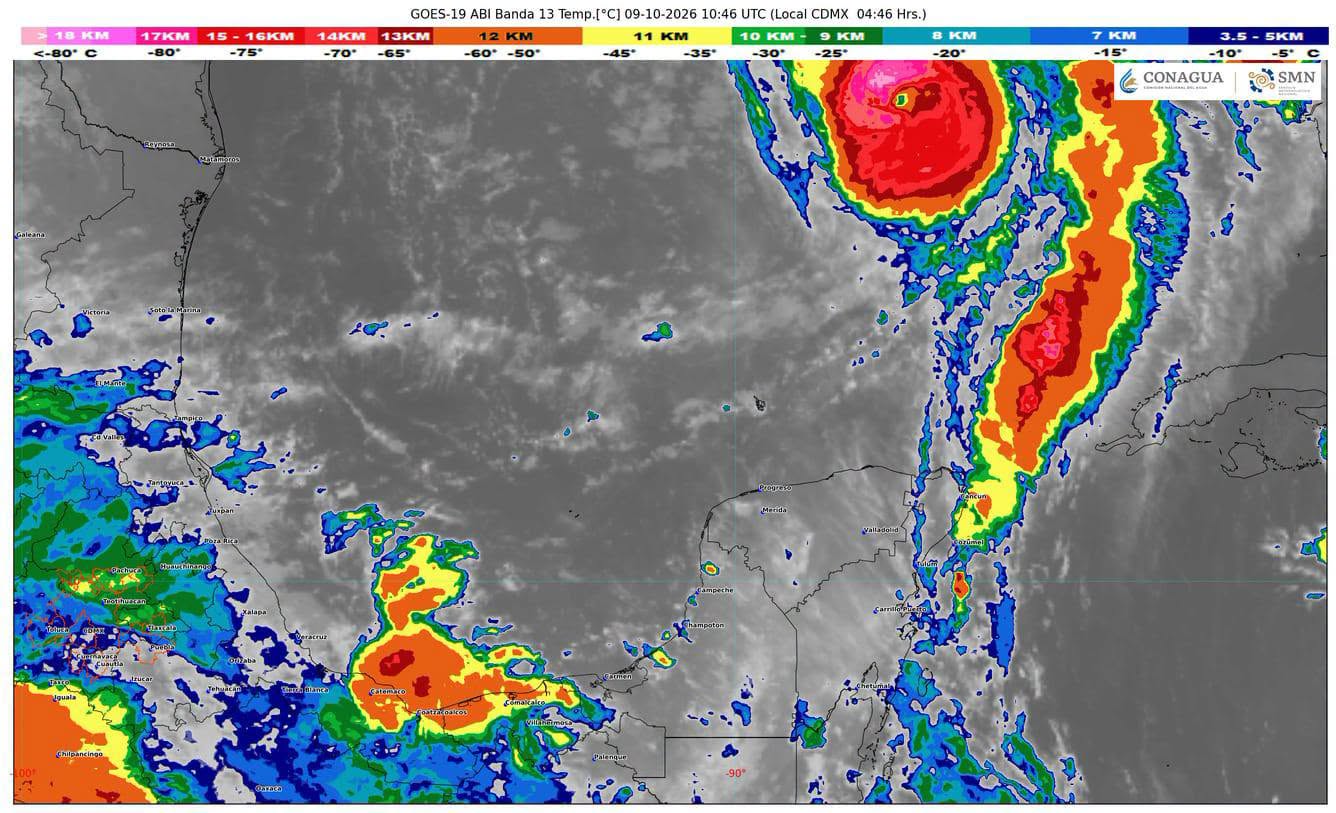 Lluvias fuertes por Isaias afectan Quintana Roo