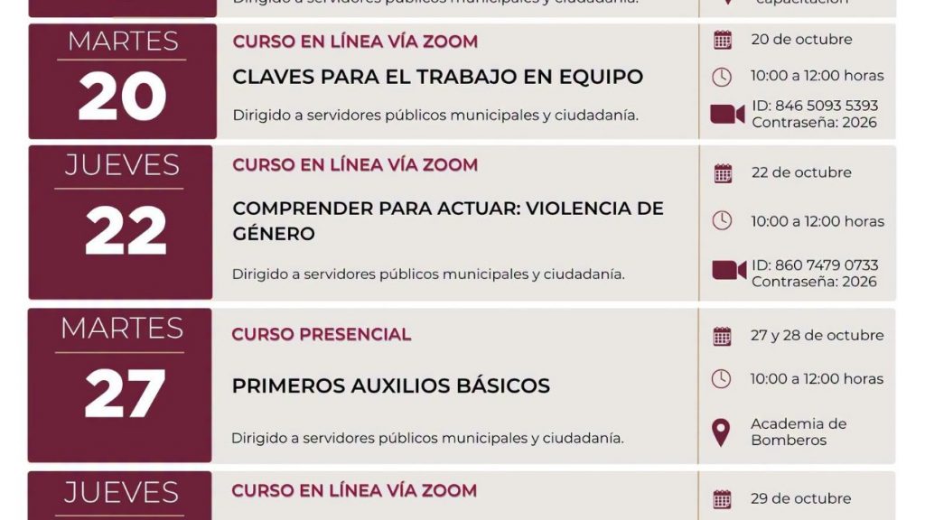Cancún ofrece cursos contra la violencia de género