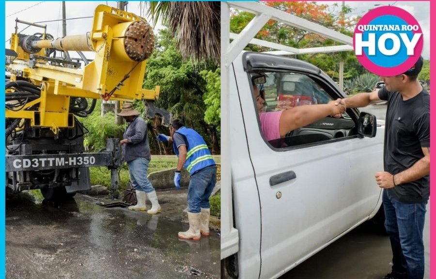 Lluvias en Cancún dejan encharcamientos y activan operativo