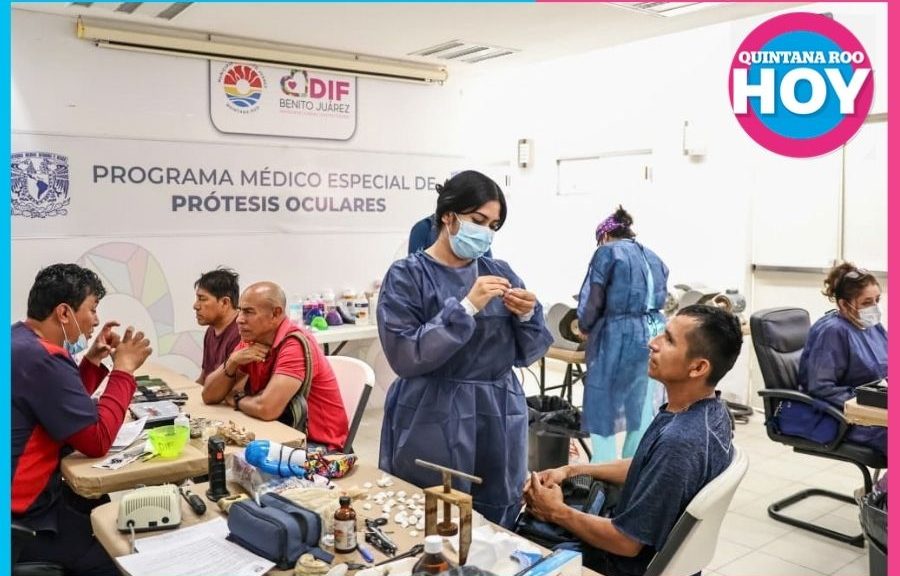 Prótesis oculares gratuitas en Cancún beneficiarán a pacientes
