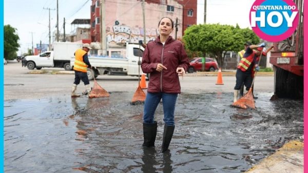 Cancún activa 30 brigadas para atender afectaciones por lluvias