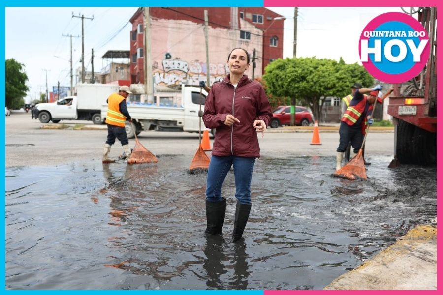 Cancún activa 30 brigadas para atender afectaciones por lluvias