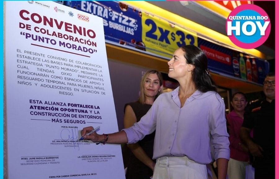 272 OXXO serán puntos morados para mujeres en Cancún
