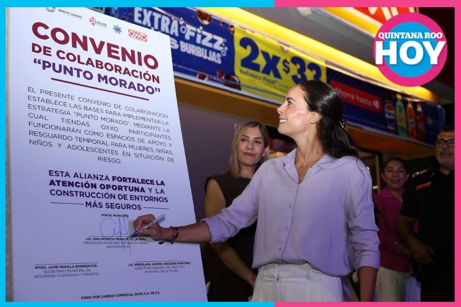 272 OXXO serán puntos morados para mujeres en Cancún