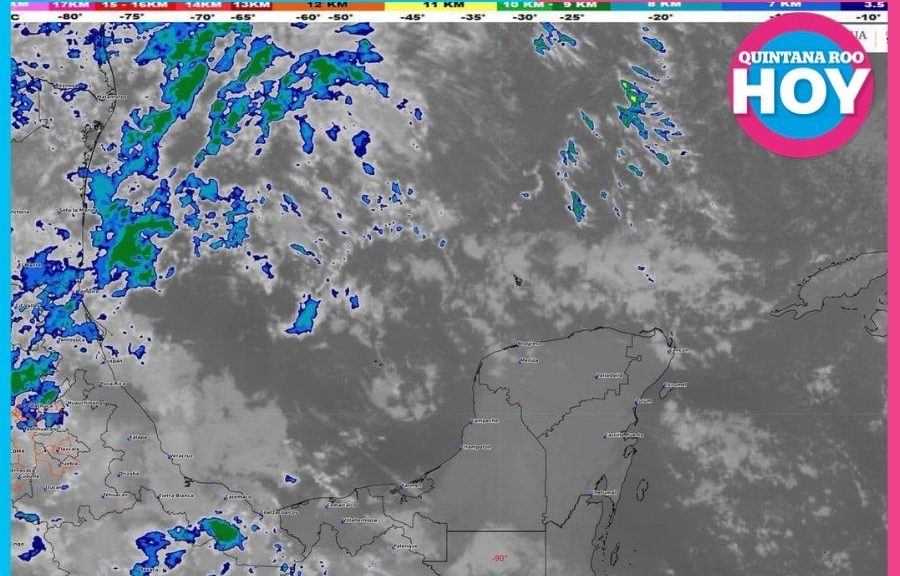 Prevén lluvias, chubascos y fuertes rachas de viento en Quintana Roo