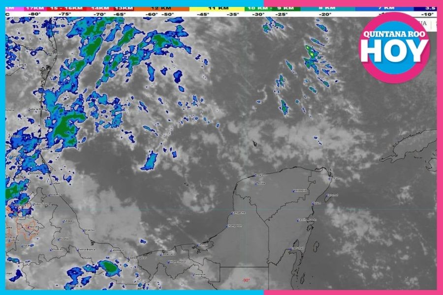 Prevén lluvias, chubascos y fuertes rachas de viento en Quintana Roo