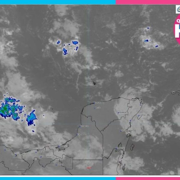 Prevén lluvias en Quintana Roo con rachas de viento de hasta 50 km/h