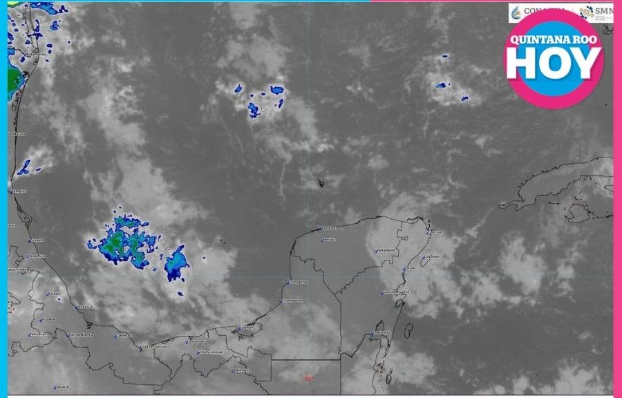 Prevén lluvias en Quintana Roo con rachas de viento de hasta 50 km/h