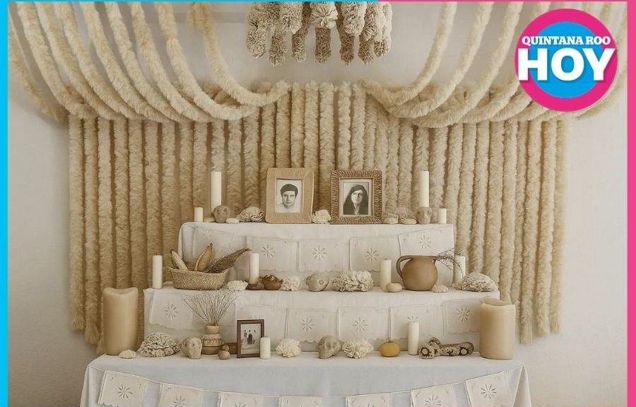 Altares “aesthetic” de Día de Muertos abren debate entre moda y tradición