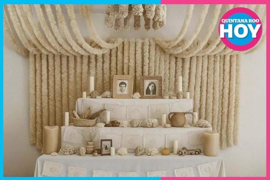 Altares “aesthetic” de Día de Muertos abren debate entre moda y tradición