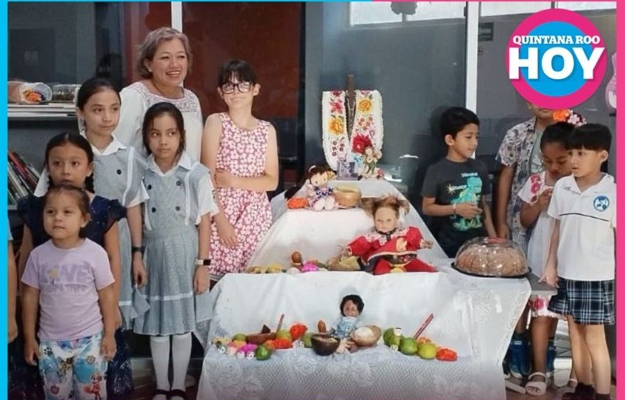 Janal Pixán en Chetumal: niños aprenden la tradición maya