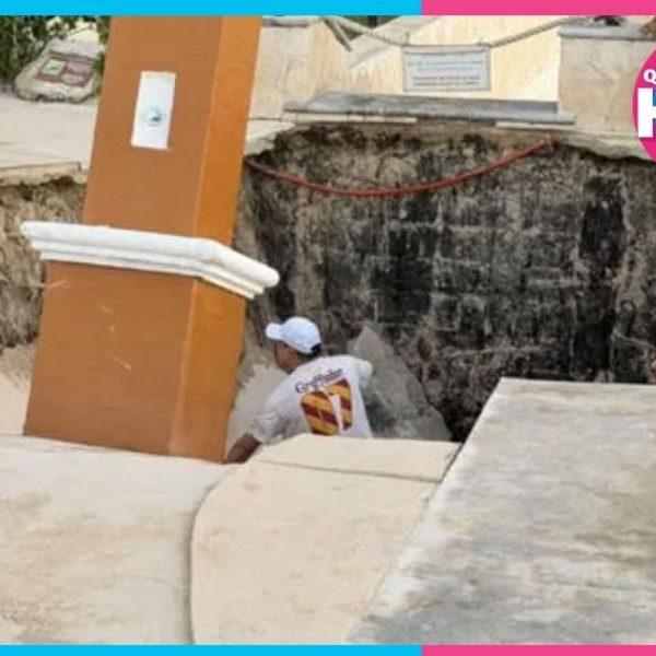 Cuatro huéspedes caen en socavón del hotel Occidental Cozumel