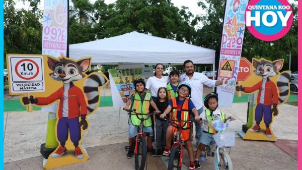 BiciAprende en Paseo Cancunense: clases gratis para niños