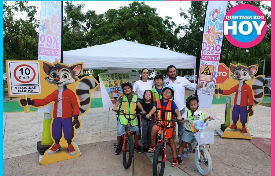 BiciAprende en Paseo Cancunense: clases gratis para niños