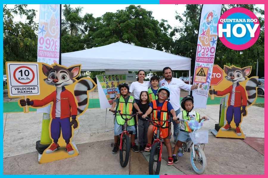 BiciAprende en Paseo Cancunense: clases gratis para niños