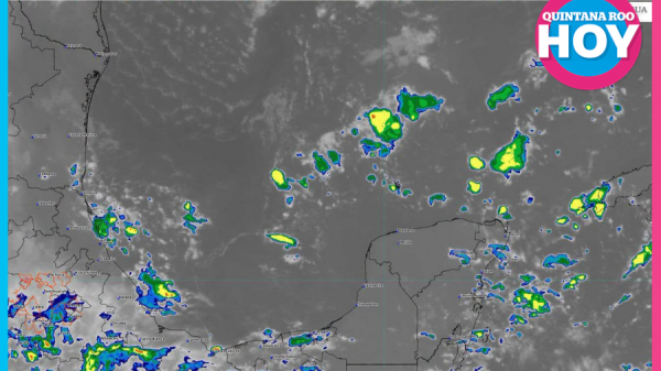 Lluvias fuertes y sensación térmica de 38 grados para Quintana Roo