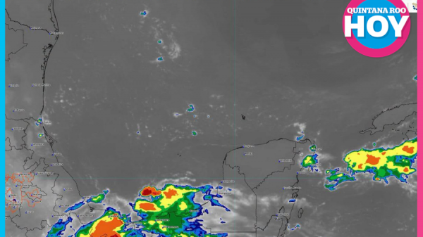 Prevén lluvias y sensación térmica de 39 grados en Cancún