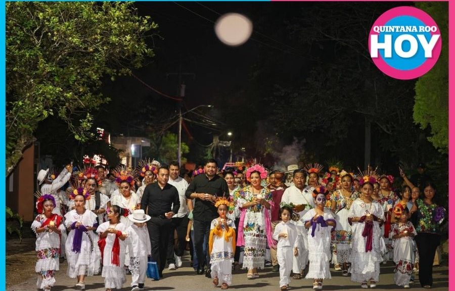 Janal Pixan Leona Vicario: procesión, altares y concursos