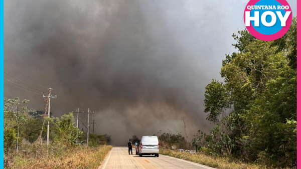 Incendio en basurero de Felipe Carrillo Puerto cumple más de un mes
