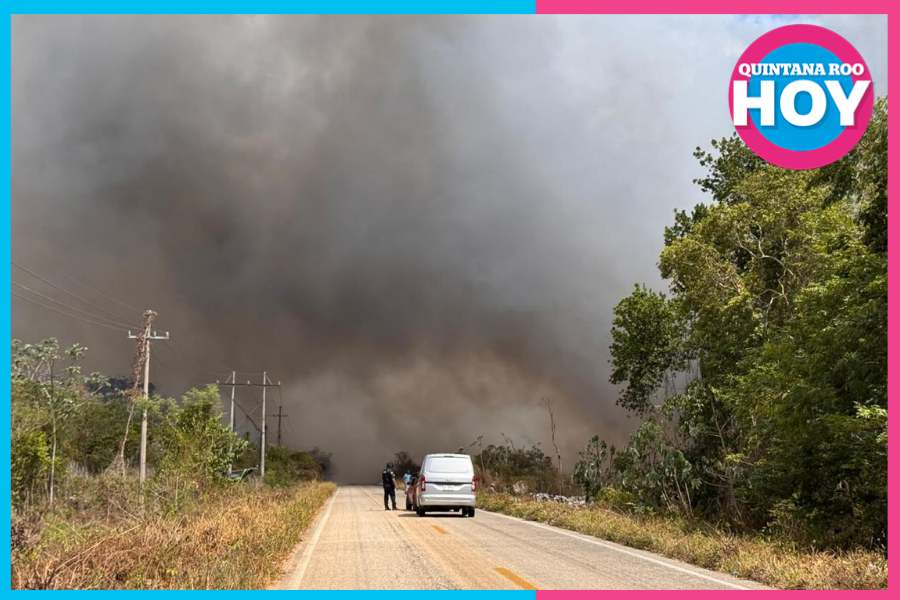 Incendio en basurero de Felipe Carrillo Puerto cumple más de un mes