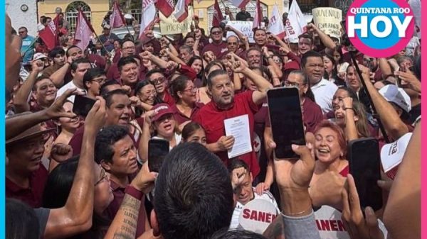 Sanén anuncia registro para buscar coordinación de Morena en Cancún