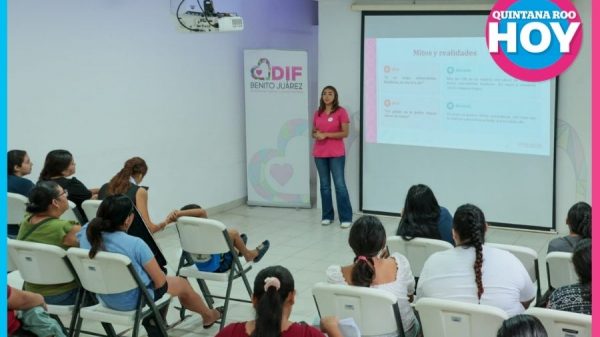 Refuerzan prevención del cáncer de mama con pláticas en Cancún