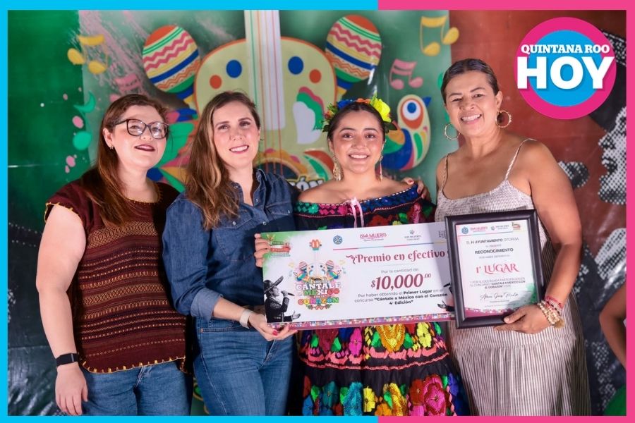 Tanit de María gana concurso “Cántale a México” en Isla Mujeres