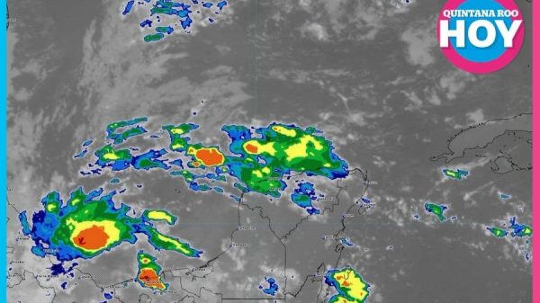 Prevén lluvias fuertes y sensación térmica de 38 grados en Cancún