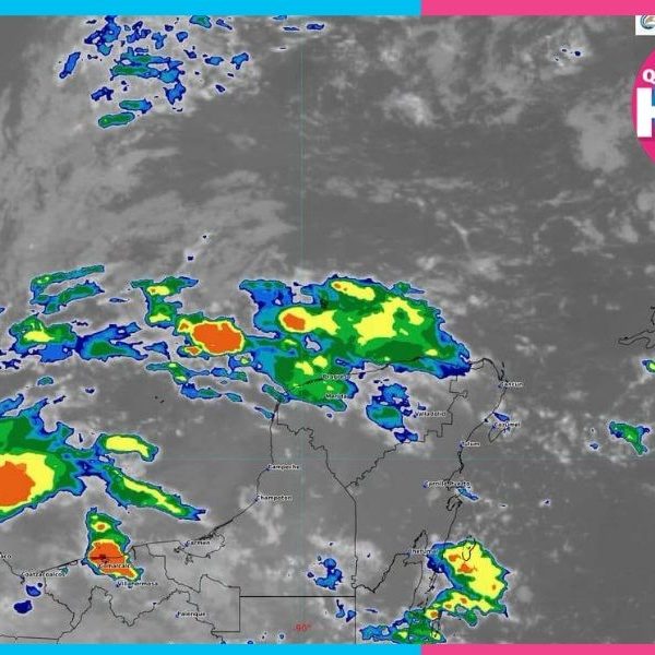 Prevén lluvias fuertes y sensación térmica de 38 grados en Cancún