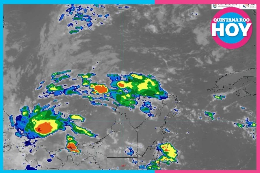 Prevén lluvias fuertes y sensación térmica de 38 grados en Cancún