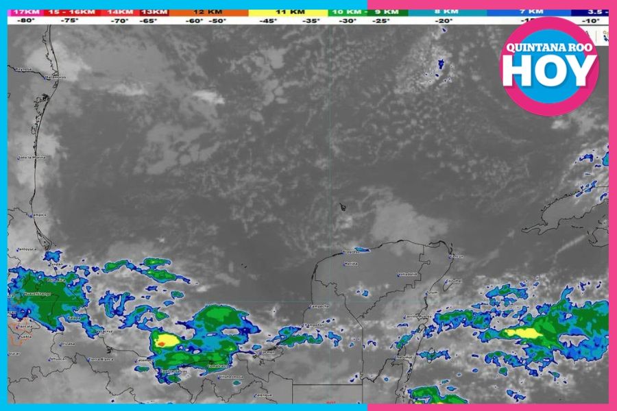 Prevén lluvias y calor en Quintana Roo; Cancún llegará a 33 grados