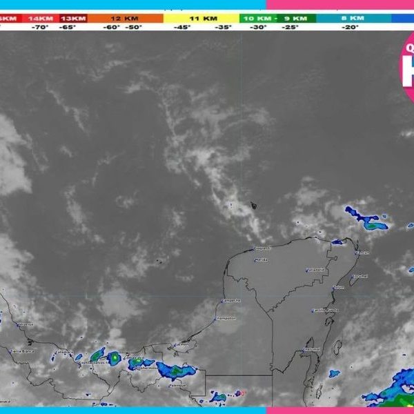 Pronostican lluvias y sensación térmica de 36 grados en Cancún