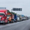Protesta de transportistas afecta la carretera 307