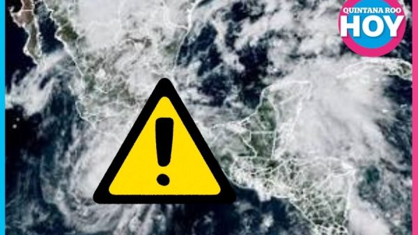 Frente Frío 2 provoca lluvias fuertes en Cancún y QRoo