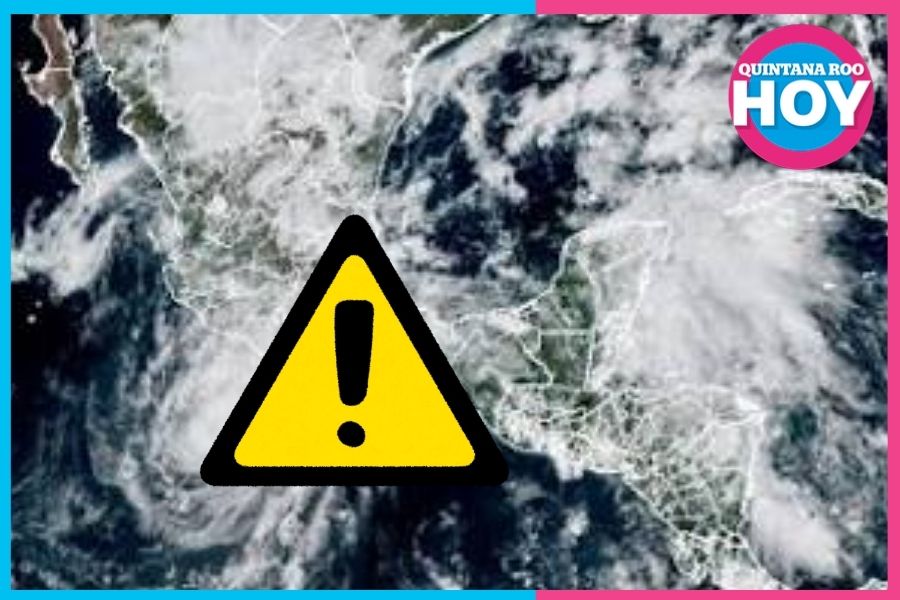 Frente Frío 2 provoca lluvias fuertes en Cancún y QRoo