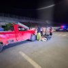Camioneta arrolla a pareja en moto en Playa del Carmen