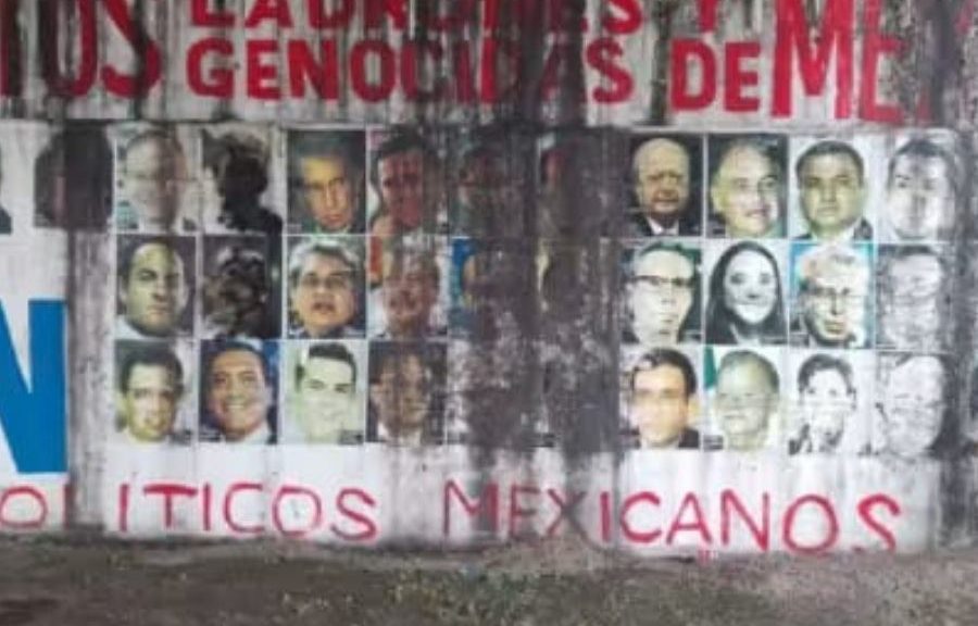 Borran el ‘Muro de Políticos Corruptos’ en Cancún