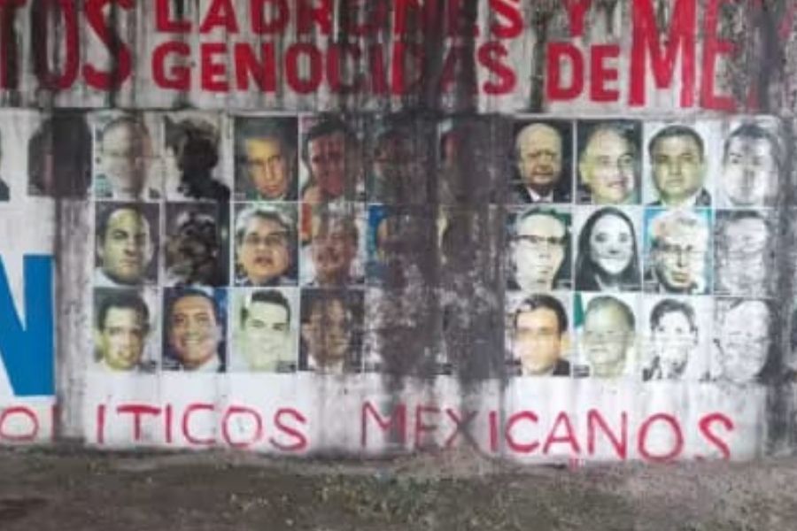 Borran el ‘Muro de Políticos Corruptos’ en Cancún