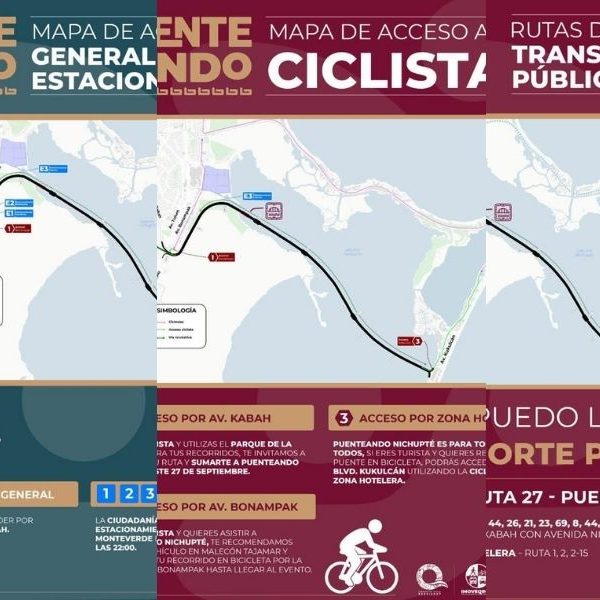 Puenteando Cancún: rutas y accesos para llegar este domingo