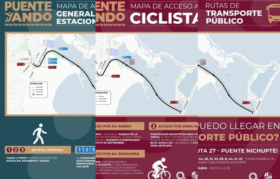 Puenteando Cancún: rutas y accesos para llegar este domingo