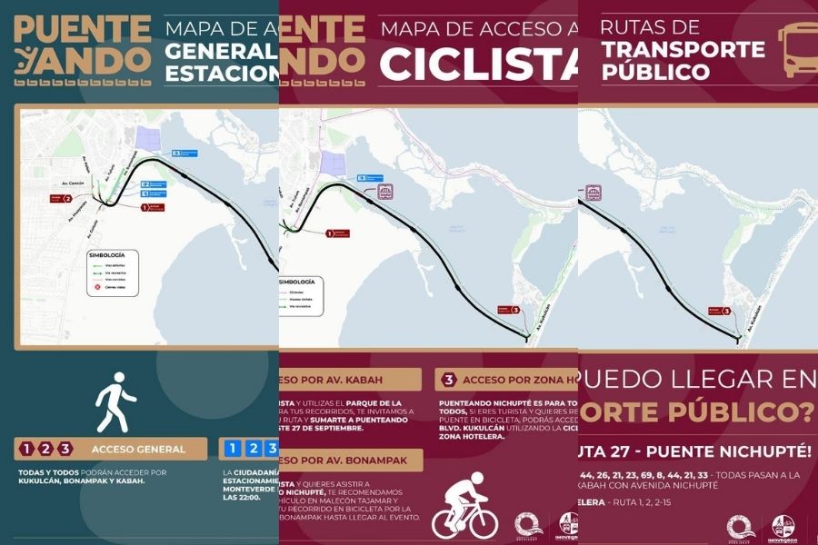 Puenteando Cancún: rutas y accesos para llegar este domingo