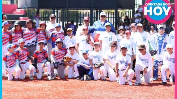 Béisbol infantil de Isla Mujeres se mide a Tigres Astra