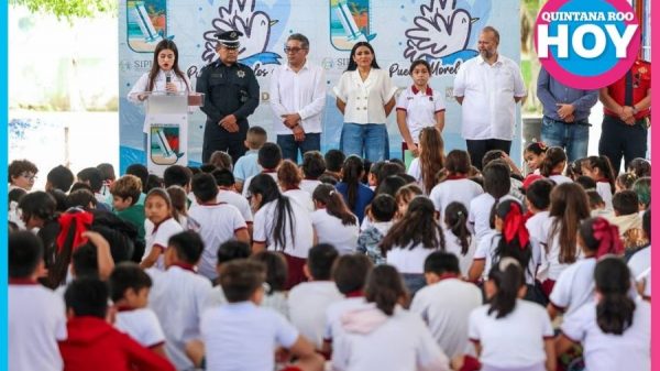 Puerto Morelos impulsa cultura de paz desde la niñez