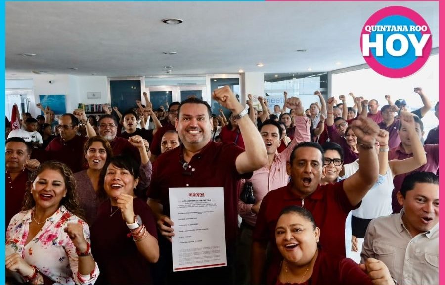 Edgar Gasca se registra para coordinar a Morena en Isla Mujeres