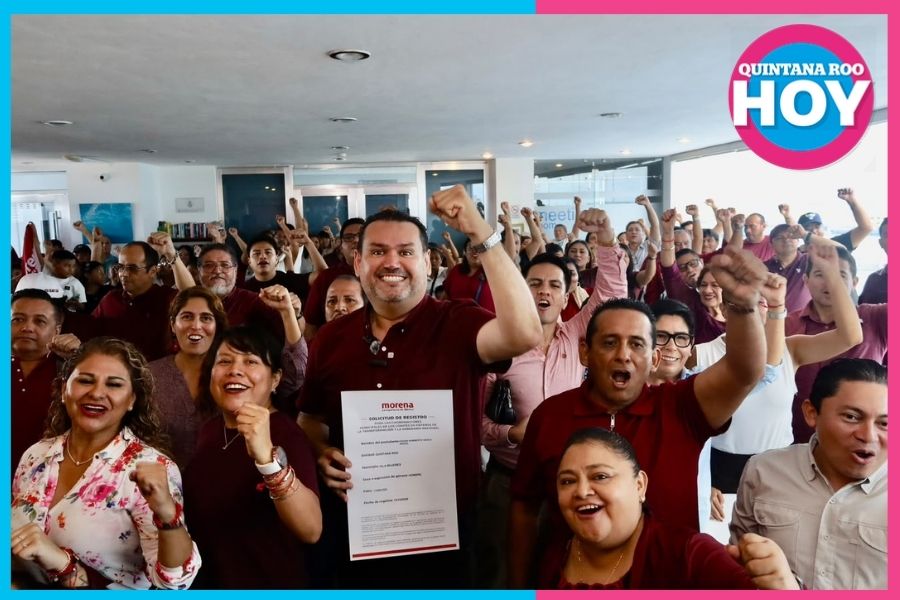 Edgar Gasca se registra para coordinar a Morena en Isla Mujeres