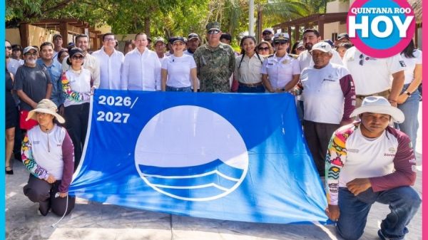 Playa del Carmen refrenda distintivos Blue Flag 2026-2027