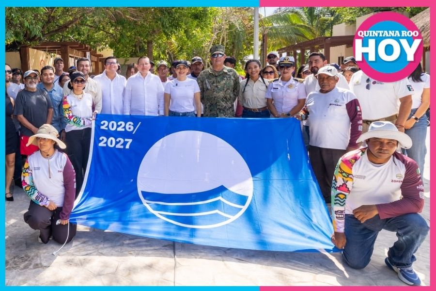 Playa del Carmen refrenda distintivos Blue Flag 2026-2027
